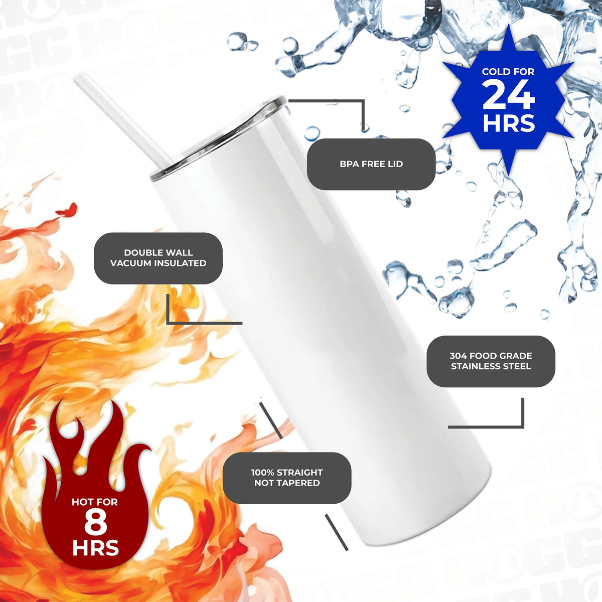 20 ounce Sublimation Duo
