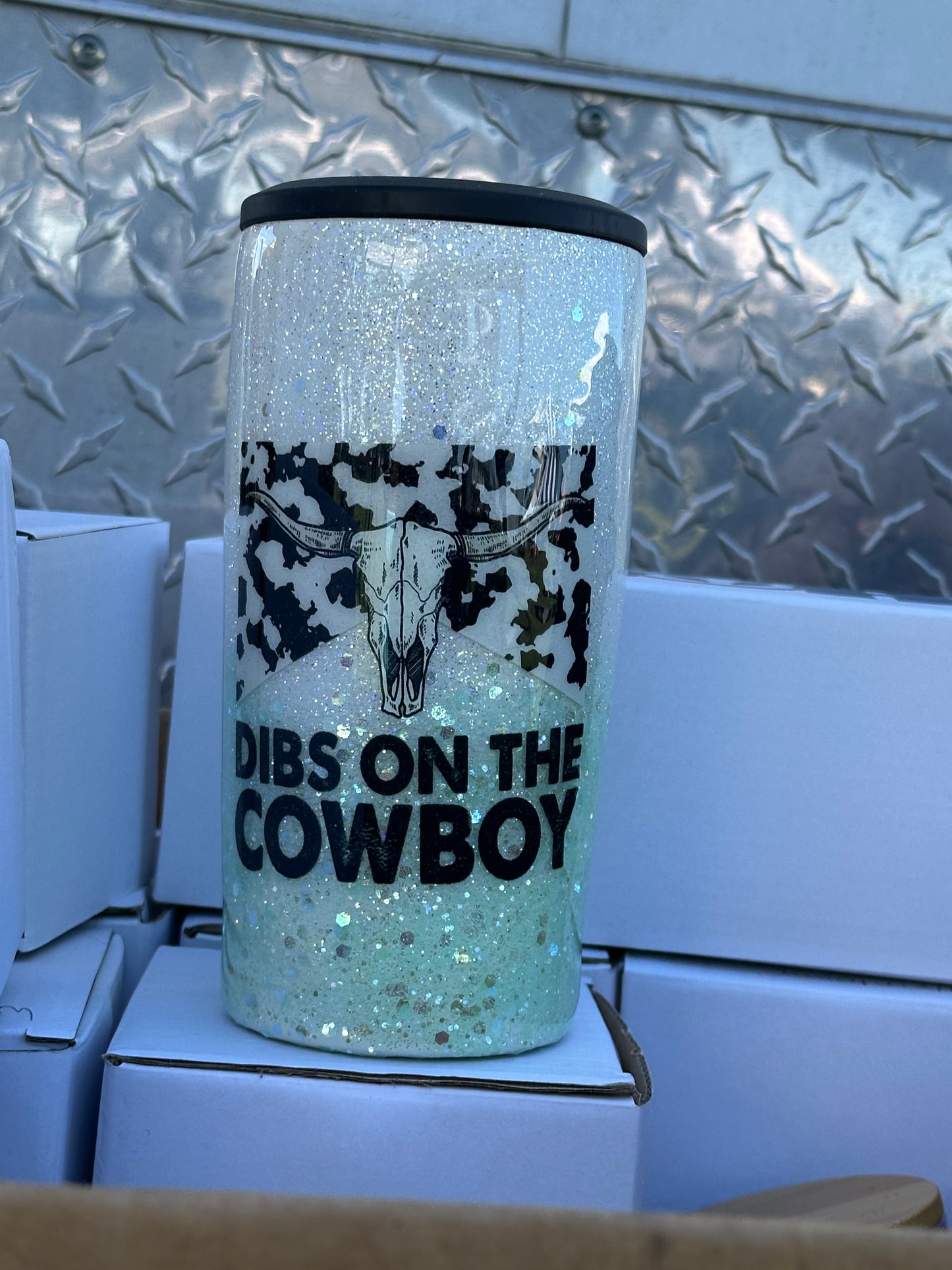 4 in 1 can cooler Dibs on the Cowboy
