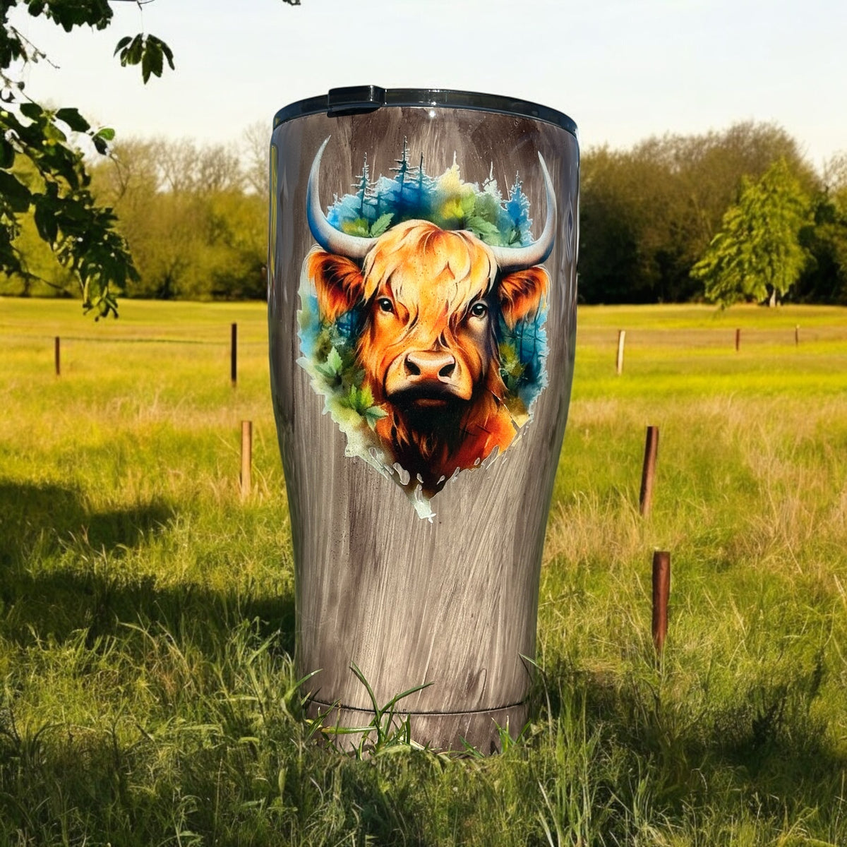 Highland Cow 30 Ounce Traditional Tumbler