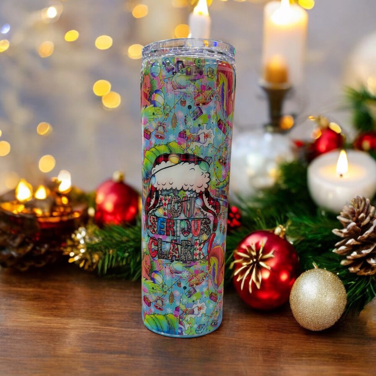 30 Ounce slim Griswald Christmas