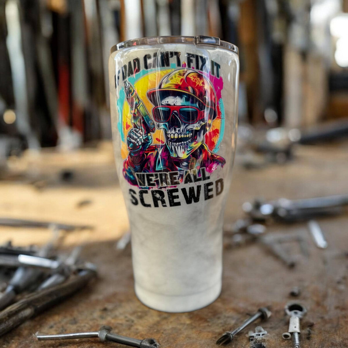 Mr. Fix It Dad Stainless Steel Tumbler, 30 oz