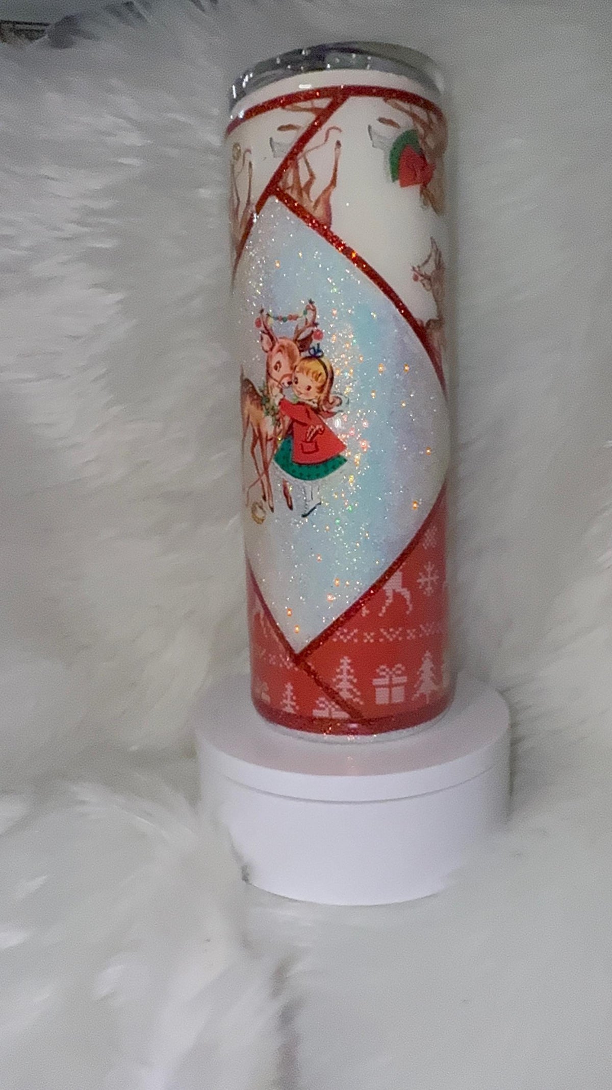 20 ounce classic Christmas tumbler