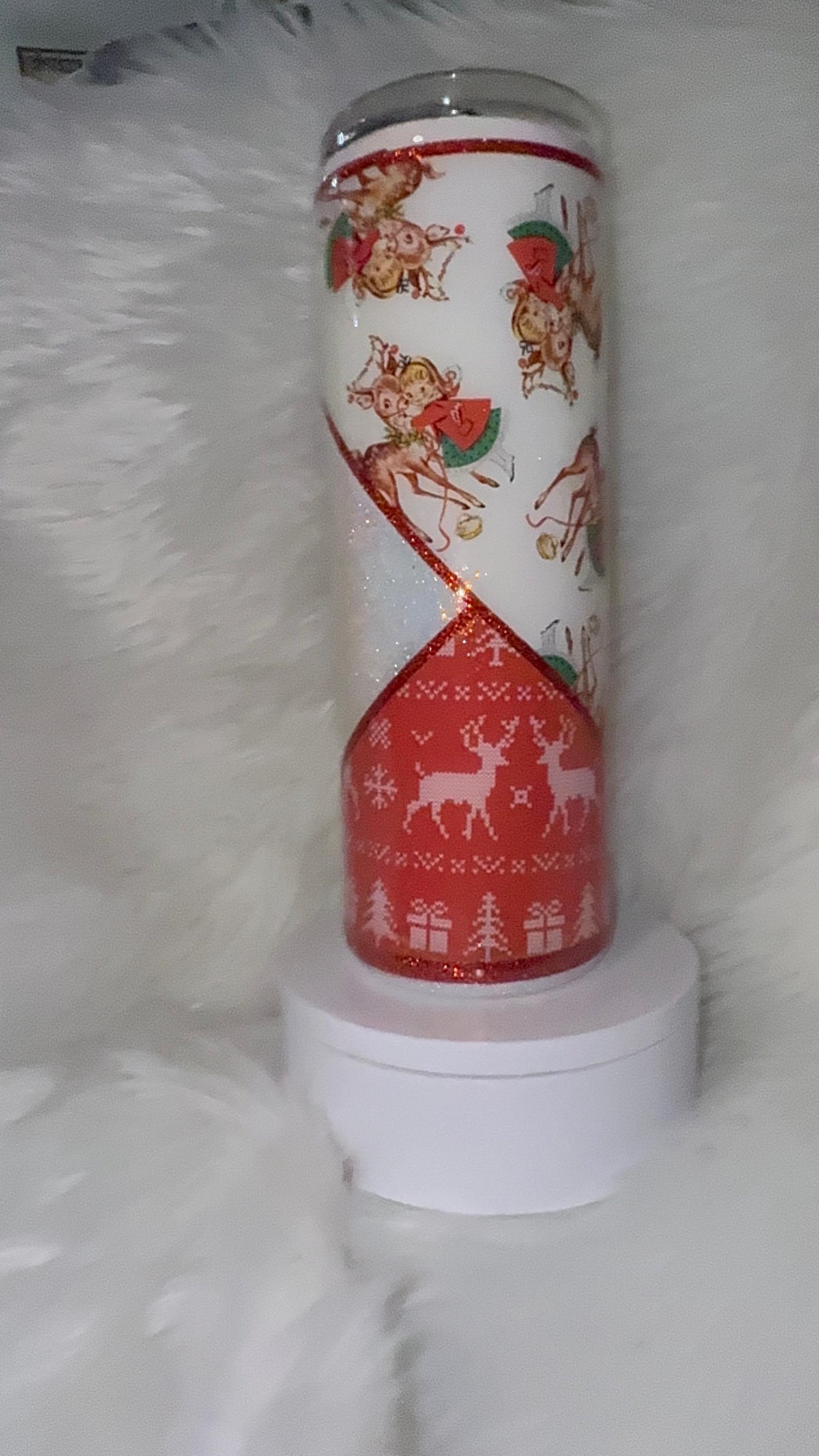 20 ounce classic Christmas tumbler